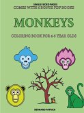 Coloring Book for 4-5 Year Olds (Monkeys)