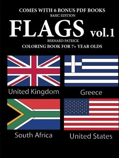 Coloring Books for 7+ Year Olds (Flags Volume 1) - Patrick, Bernard