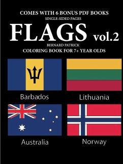 Coloring Books for 7+ Year Olds (Flags vol. 2) - Patrick, Bernard