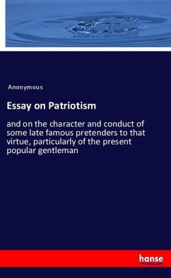 Essay on Patriotism - Anonymous