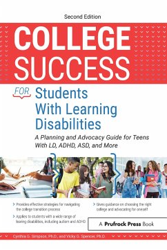College Success for Students With Learning Disabilities - Simpson, Cynthia G.; Spencer, Vicky G.