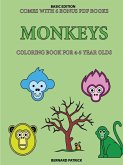 Coloring Book for 4-5 Year Olds (Monkeys)