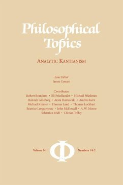 Philosophical Topics 34.1 and 34.2: Analytic Kantianism