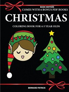 Simple Coloring Book for 4-5 Year Olds (Christmas) - Patrick, Bernard