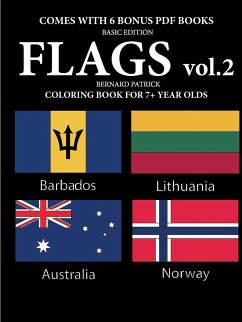 Coloring Books for 7+ Year Olds (Flags vol. 2) - Patrick, Bernard