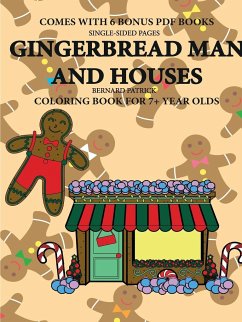 Coloring Book for 7+ Year Olds (Gingerbread Man and Houses) - Patrick