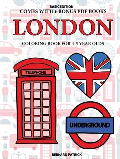 Coloring Book for 4-5 Year Olds (London) - Patrick, Bernard