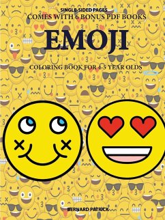 Coloring Book for 4-5 Year Olds (Emoji) - Patrick, Bernard