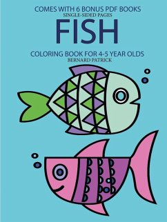 Coloring Book for 4-5 Year Olds (Fish) - Patrick, Bernard