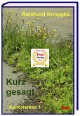 kurz gesagt: Aphorismen 1 (eBook, ePUB)