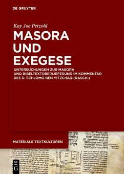 Masora und Exegese (eBook, ePUB) - Petzold, Kay Joe