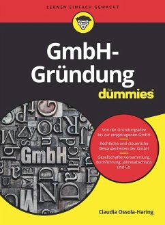 GmbH-Gründung für Dummies (eBook, ePUB) - Ossola-Haring, Claudia