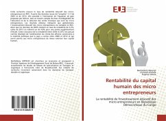 Cover Rentabilité du capital humain des micro entrepreneurs