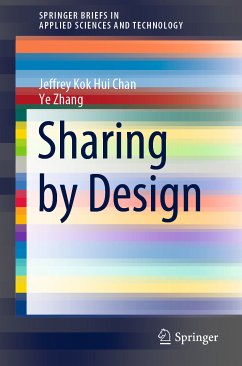 Sharing by Design (eBook, PDF) - Chan, Jeffrey Kok Hui; Zhang, Ye