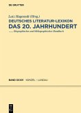 Deutsches Literatur-Lexikon. Das 20. Jahrhundert / Künzel - Landau / Deutsches Literatur-Lexikon. Das 20. Jahrhundert Band 34