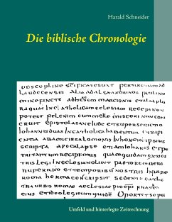 Die biblische Chronologie (eBook, ePUB)