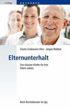 Elternunterhalt - Lindemann-Hinz, Gisela;Wabbel, Jürgen