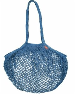 Cotton Mesh Bag - Blue