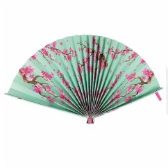 Fiesta And Siesta - Folding Paper Fan - Bloom