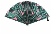 Fiesta And Siesta - Folding Paper Fan - Jungle