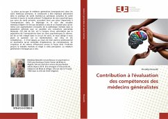 Contribution à l'évaluation des compétences des médecins généralistes - Bessedik, Khedidja