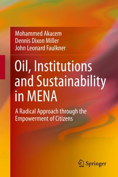 Oil, Institutions and Sustainability in MENA (eBook, PDF) - Akacem, Mohammed; Miller, Dennis Dixon; Faulkner, John Leonard
