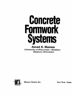 Concrete Formwork Systems (eBook, ePUB) - Hanna, Awad S.