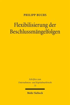 Cover Flexibilisierung der Beschlussmängelfolgen (eBook, PDF)