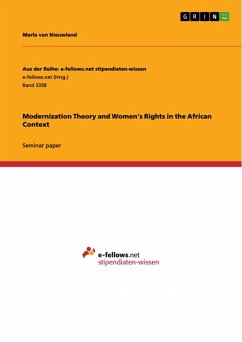 Modernization Theory and Women's Rights in the African Context (eBook, PDF) - Nieuwland, Marla van
