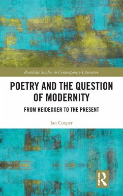 Poetry and the Question of Modernity - Cooper, Ian