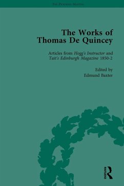 Cover The Works of Thomas De Quincey, Part III vol 17 (eBook, ePUB)