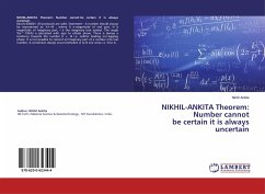 NIKHIL-ANKITA Theorem: Number cannot be certain it is always uncertain