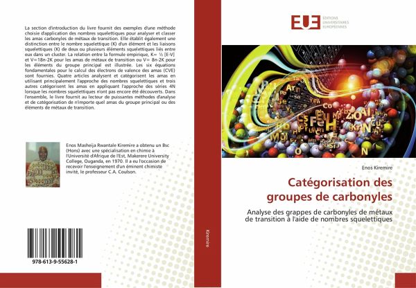 Catégorisation des groupes de carbonyles Catégorisation des groupes de carbonyles