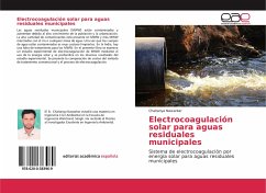 Electrocoagulación solar para aguas residuales municipales