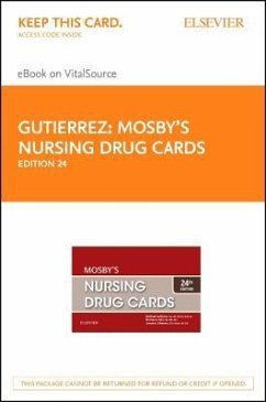 Mosby's Nursing Drug Cards - Elsevier eBook on Vitalsource (Retail Access Card) - Gutierrez, Kathleen Jo; Nutz, Patricia A.; Albanese, Joseph A.