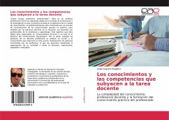 Los conocimientos y las competencias que subyacen a la tarea docente