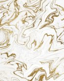 Liquid Gold Marble Composition Notebook - Large Ruled Notebook - 8x10 Lined Notebook (Softcover Journal / Notebook / Diary)