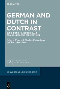 German and Dutch in Contrast (eBook, ePUB)