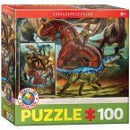 Eurographics 6100-0359 - Fleischfressende Dinosaurier , Puzzle, 100 Teile