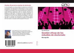 Gestión eficaz de los estudios de doctorado