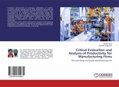 Critical Evaluation and Analysis of Productivity for Manufacturing Firms
