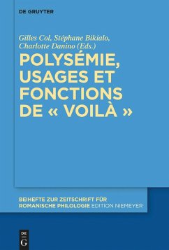 Polysémie, usages et fonctions de « voilà » (eBook, ePUB)