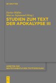 Studien zum Text der Apokalypse III (eBook, ePUB)