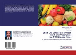 Shelf Life Extension of fresh Fruit and Vegetables by ZnO Nanoparticles