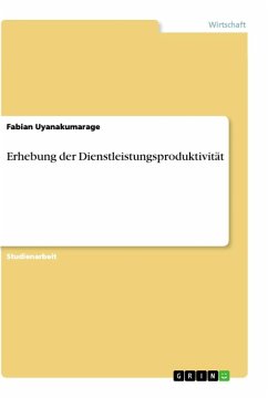 Erhebung der Dienstleistungsproduktivität - Uyanakumarage, Fabian