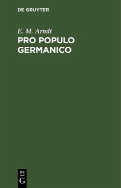 Cover Pro populo germanico (eBook, PDF)