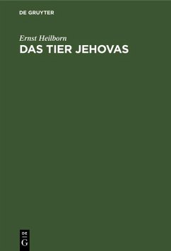 Cover Das Tier Jehovas (eBook, PDF)