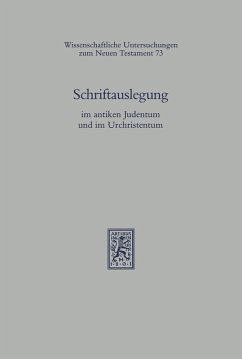Cover Schriftauslegung im antiken Judentum und im Urchristentum (eBook, PDF)