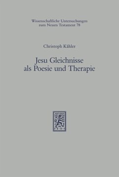 Cover Jesu Gleichnisse als Poesie und Therapie (eBook, PDF)
