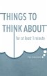 Things To Think About (eBook, ePUB) - Bild 1